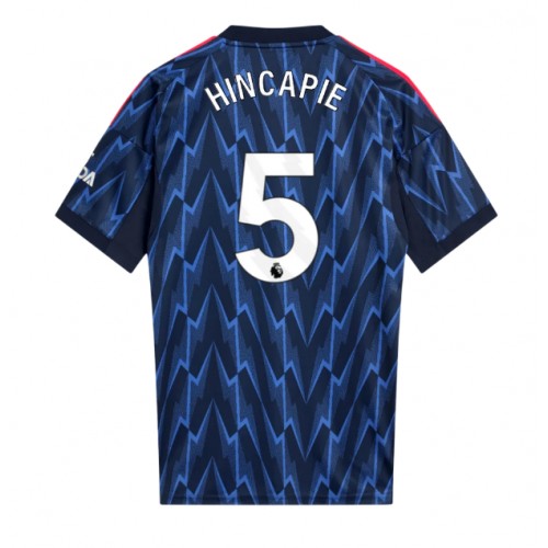 Stroje piłkarskie Arsenal Piero Hincapie #5 Koszulka Wyjazdowej 2025-26 Krótki Rękaw
